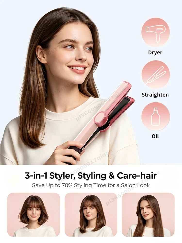 Piastra per capelli 2 in 1
